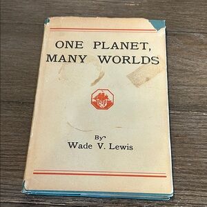 One Planet, Many Worlds Book by Wade V. Lewis scarce rare first edition 1949